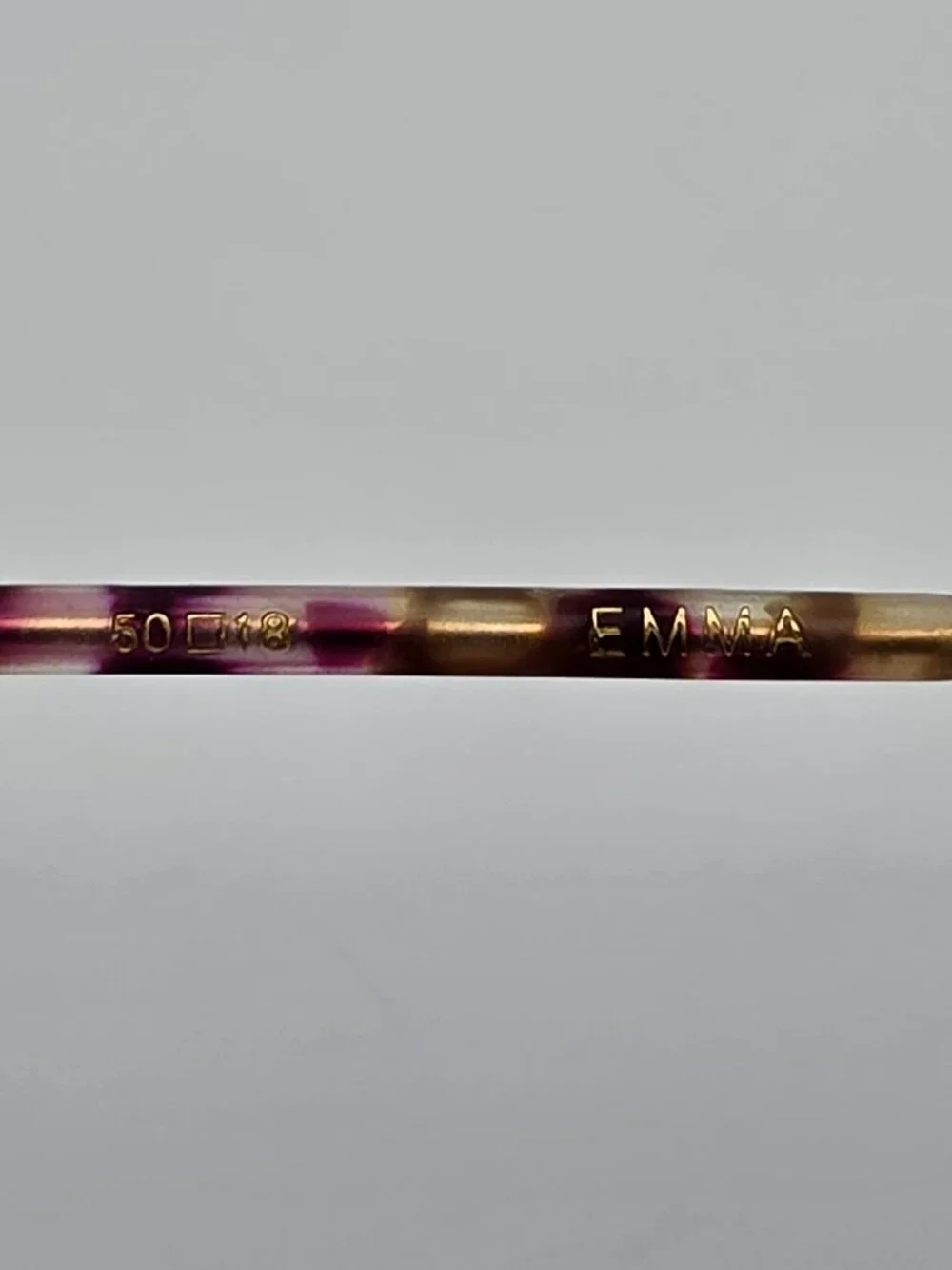 Krewe Optical Emma Stardust Purple Tortoise Cat Eye Eyeglasses Frame 50-18-138